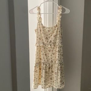 Floral ivory dress from whim